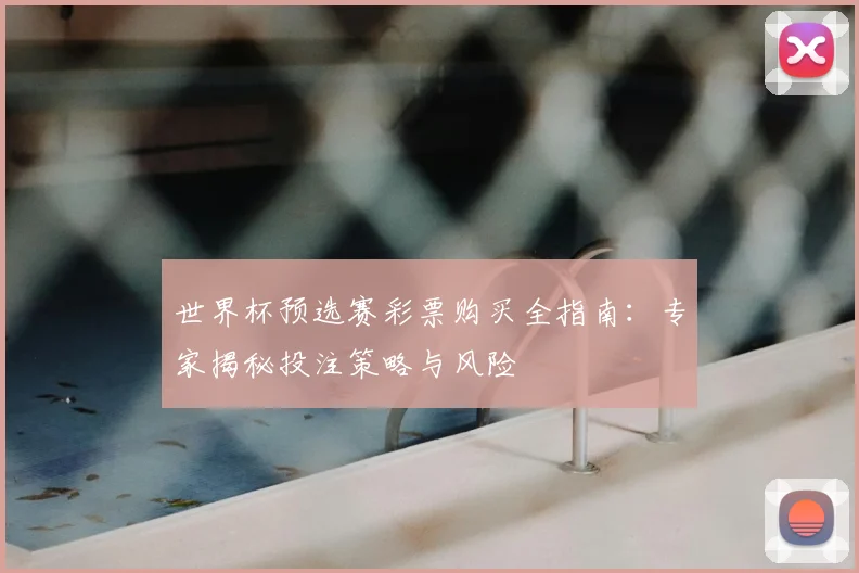 世界杯预选赛彩票购买全指南：专家揭秘投注策略与风险