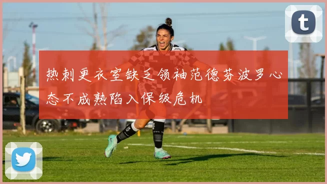 热刺更衣室缺乏领袖范德芬波罗心态不成熟陷入保级危机